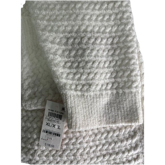 STATE OF DAY Chenille Waffle Knit Robe Sz XL/XXL Bright Sea Salt Retail $119.50 - Picture 7 of 8